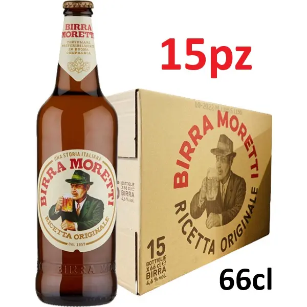 Birra Moretti Grande 66ml 15Pz
