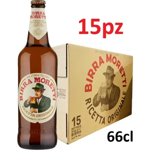 [D-013] Birra Moretti Grande 66ml 15Pz